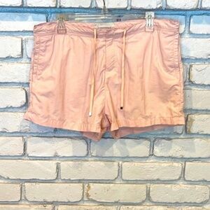 Solid & Striped pink swim trunks size M